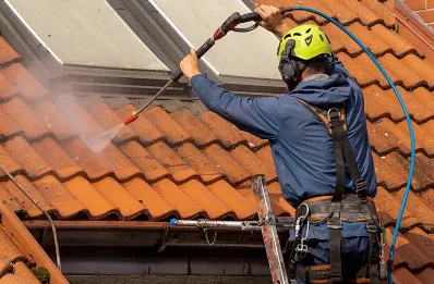 Démoussage et hydrofuge de toiture à Négrondes